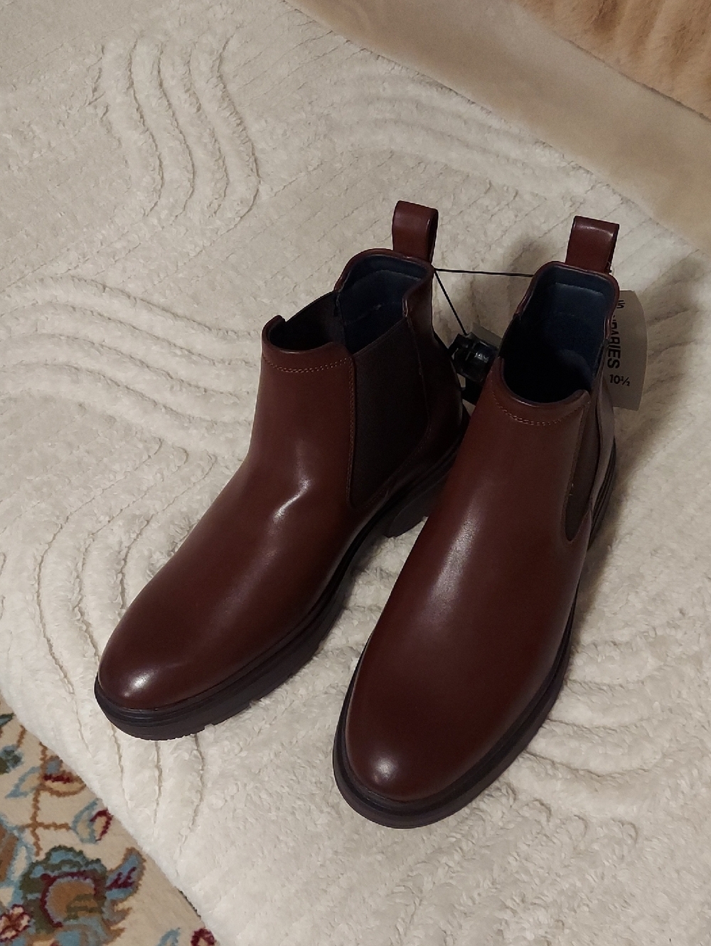 No Boundaries Men's Brown Chukka Chelsea Boots